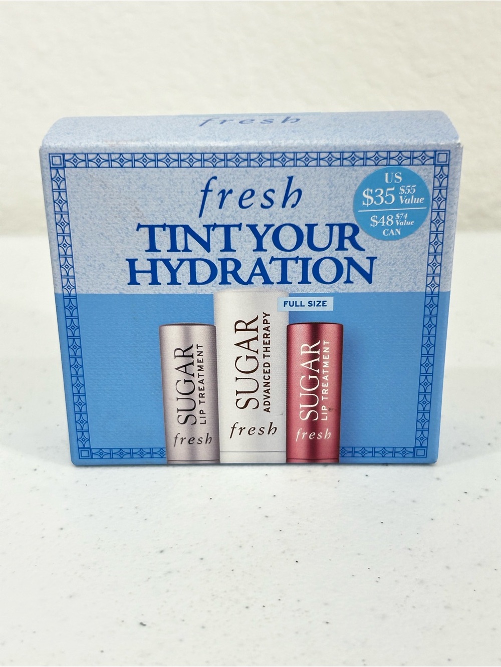 fresh | Sugar Lip Treatment Trio | Tint Your Hydration | Full Size | NWT